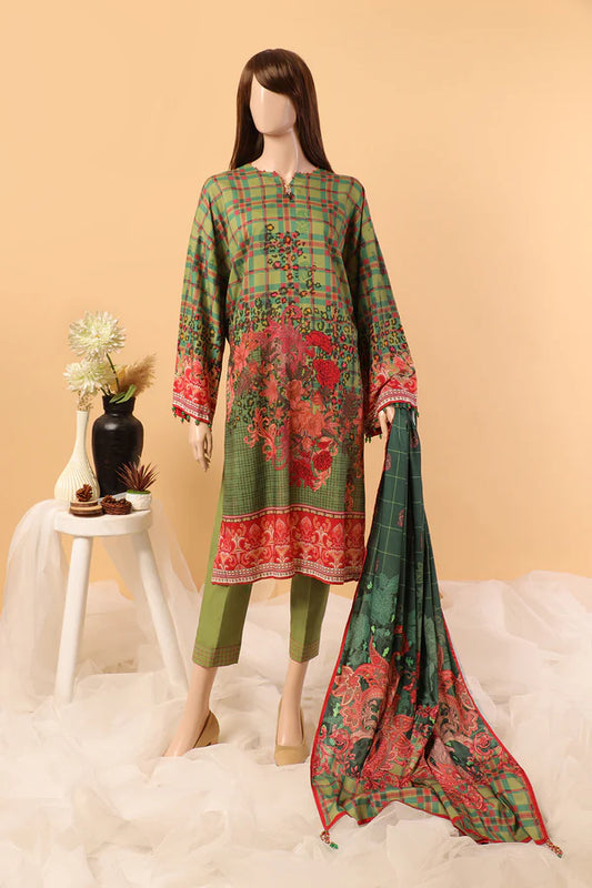 Saya 2PC Printed Khaddar Suit-ST-SPK0008