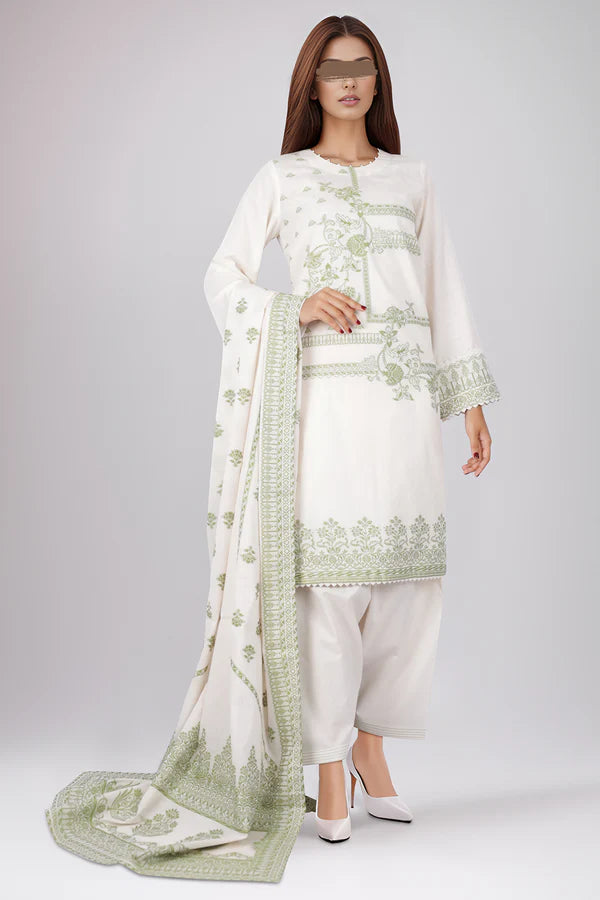 Saya 3PC Jacquard Cotton Suit ST-SJC7653