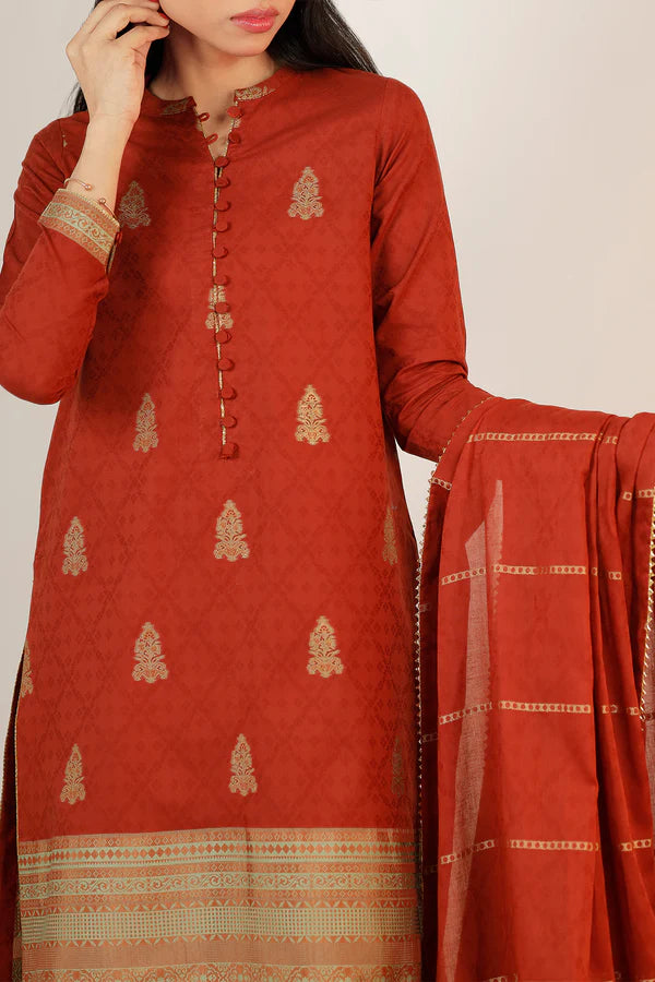 Saya 3PC Jacquard Suit-ST-0516