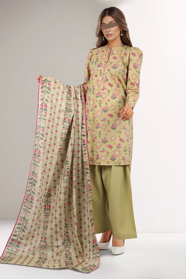 Saya 3PC Printed Lawn Suit-ST-SPL-5402