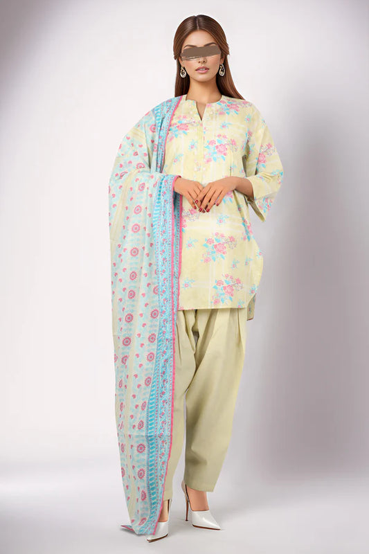 Saya 3PC Printed Lawn Suit-ST-SPL-5405