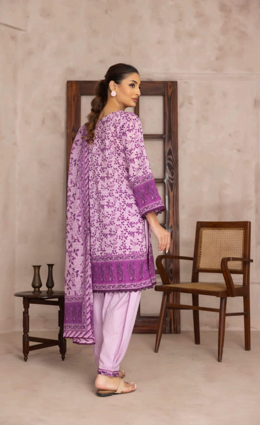 Salina 3PC Printed Lawn Suit-ST-SPL-0998