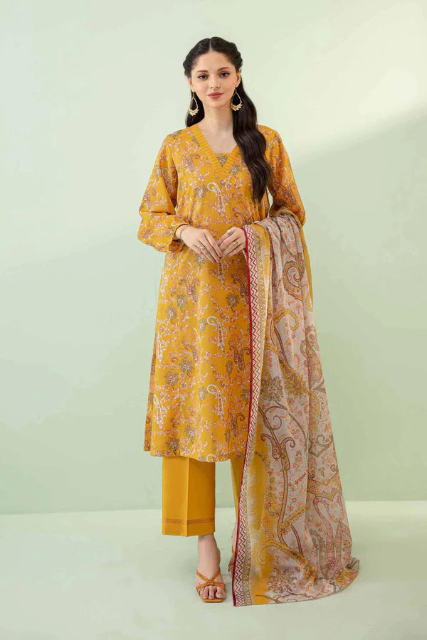 Nishat 3PC Printed Lawn Suit | SF-1006