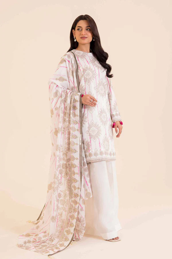 Nishat 3PC Printed Lawn Suit-ST-NPL007