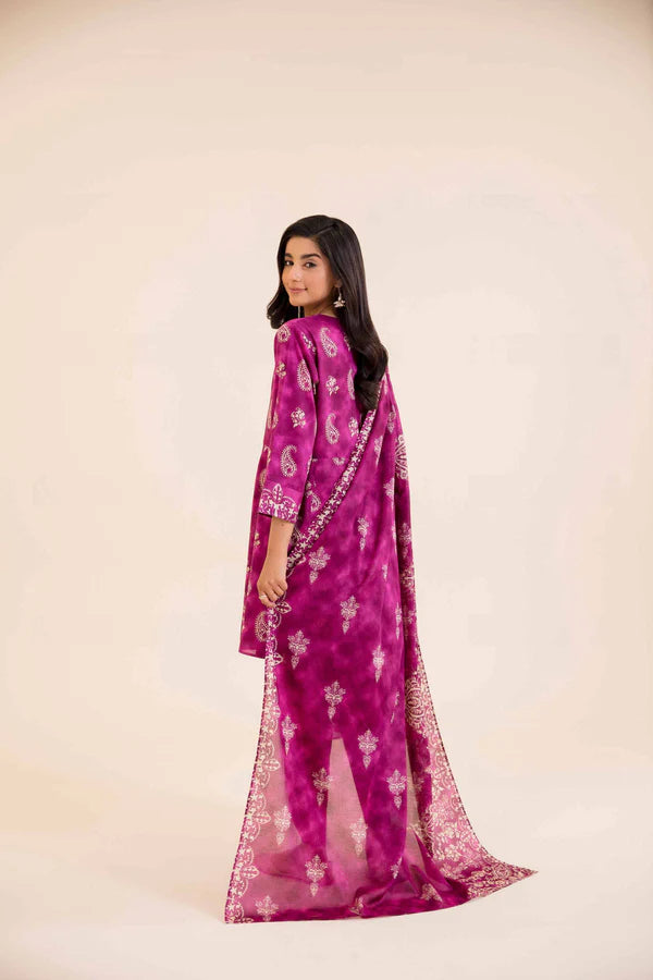 Nishat 3PC Printed Lawn Suit-ST-NPL001