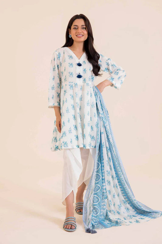 Nishat 3PC Printed Lawn Suit-ST-NPL003