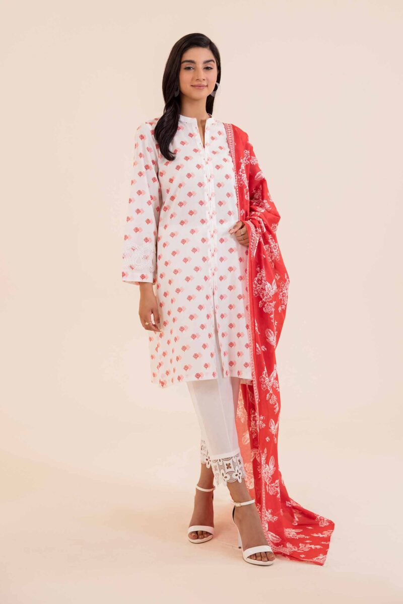 Nishat 3PC Printed Lawn Suit-ST-NPL006