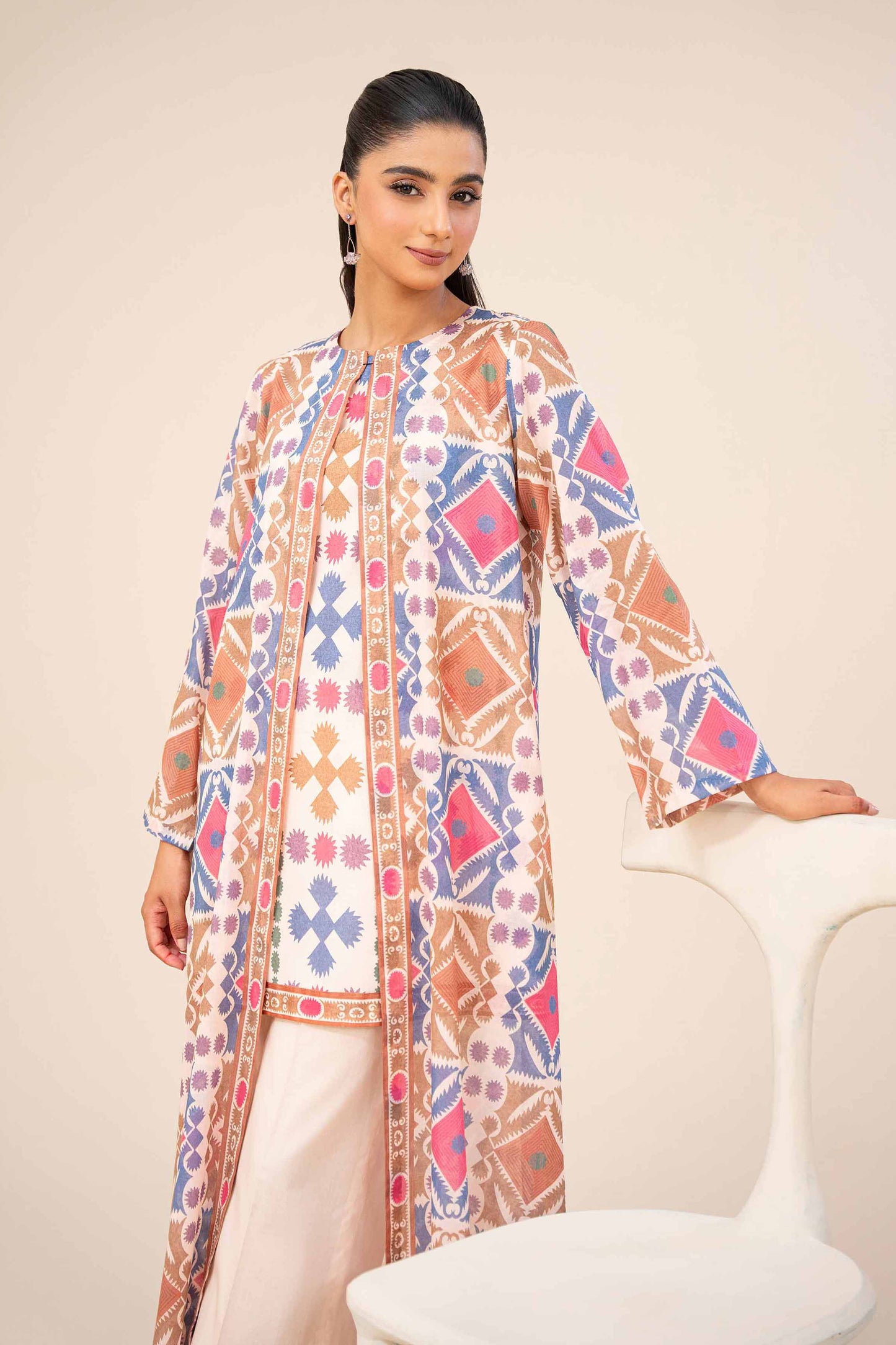 Nishat 3PC Printed Lawn Suit | SF-1001