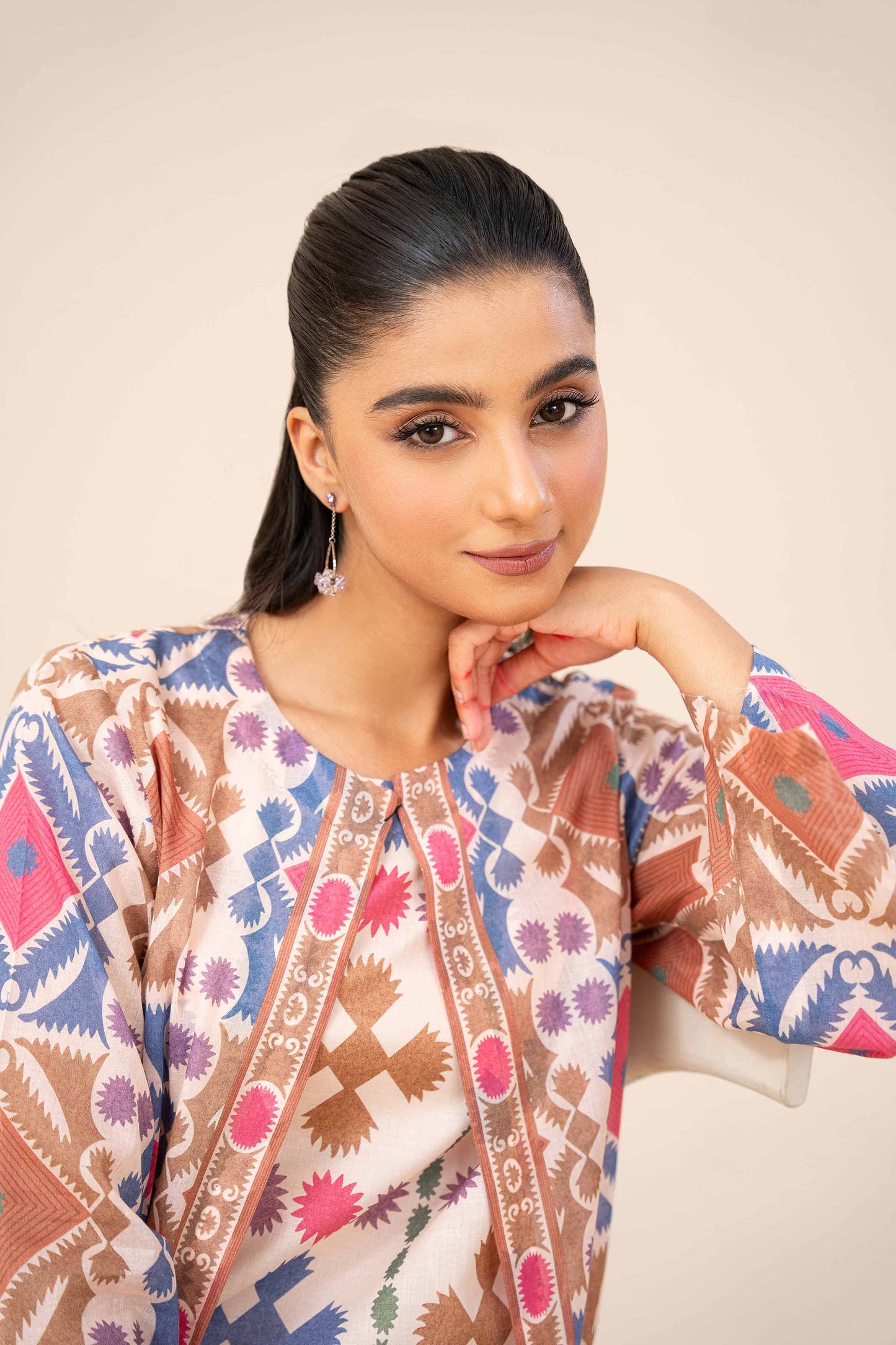 Nishat 3PC Printed Lawn Suit | SF-1001