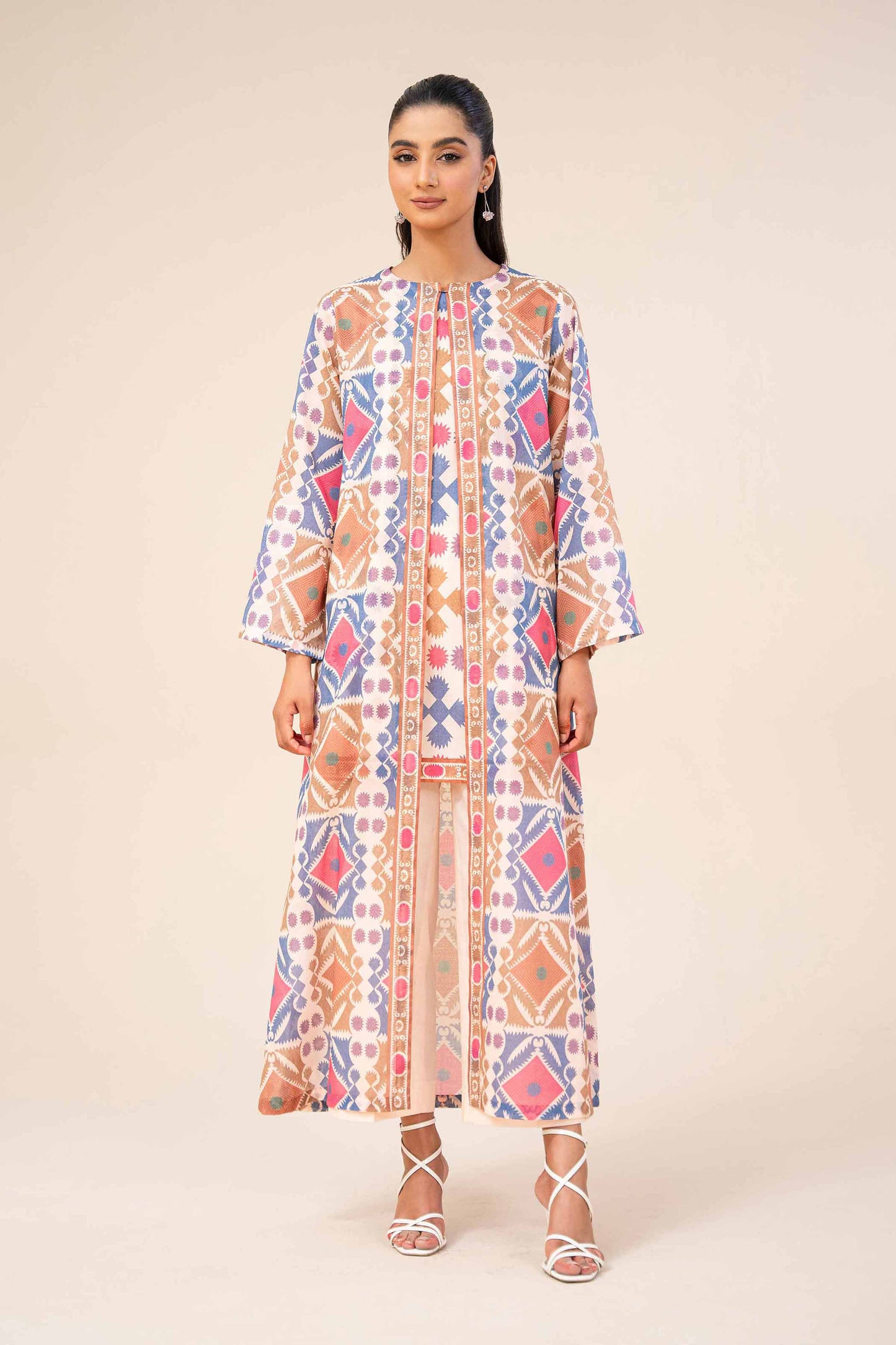 Nishat 3PC Printed Lawn Suit | SF-1001