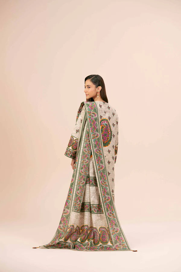 Nishat 3PC Printed Linen Suit-ST-NL13