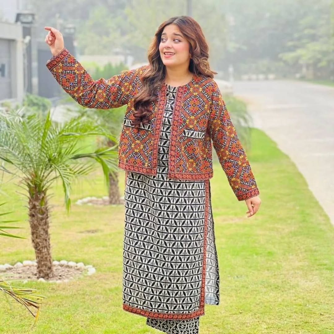 Bin Saeed 3PC Printed Khaddar Suit-ST-BSK001