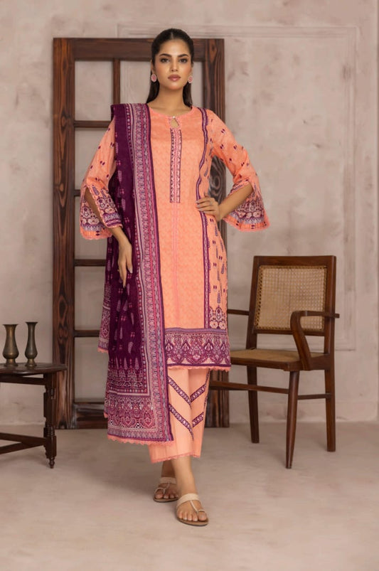 Salina 3PC Printed Lawn Suit-ST-SPL-0994