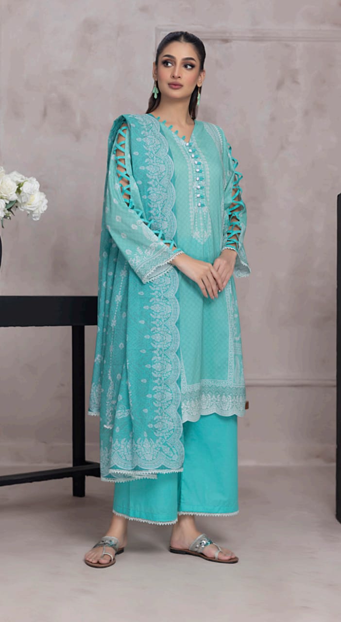 Salina 3PC Printed Lawn Suit-ST-SPL-0917