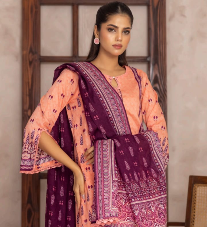 Salina 3PC Printed Lawn Suit-ST-SPL-0994