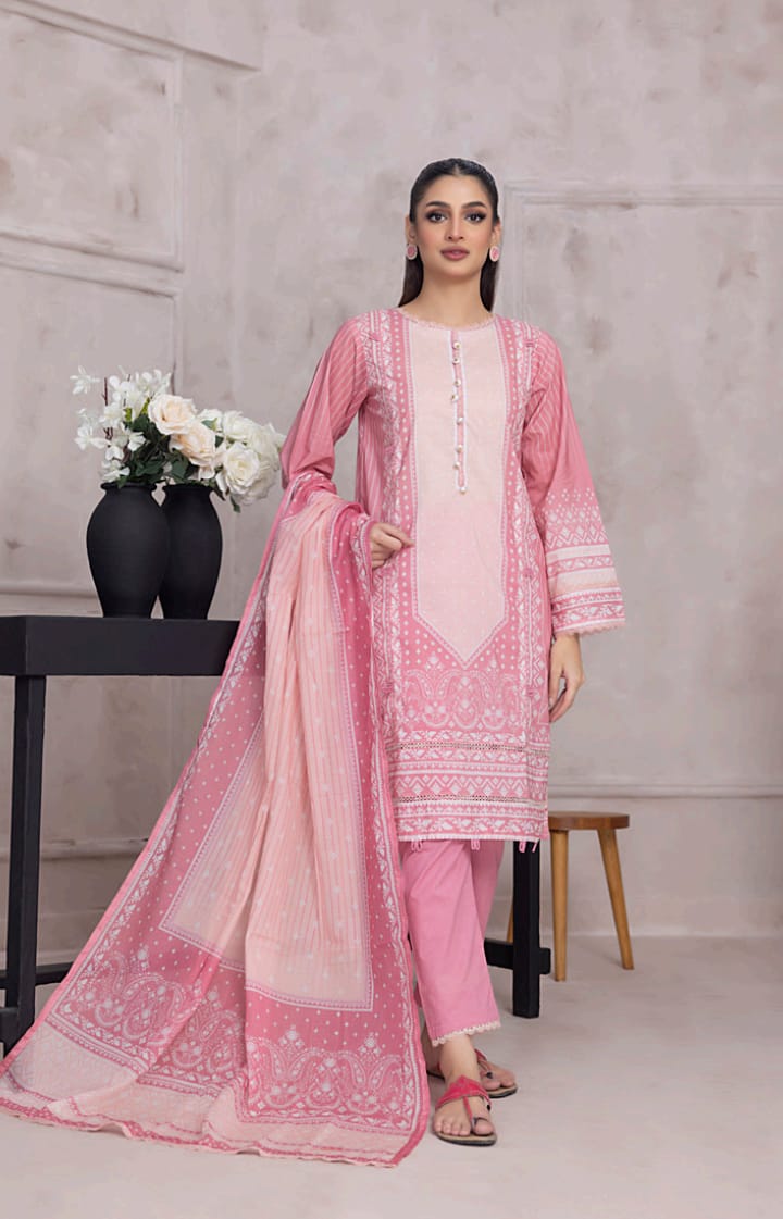 Salina 3PC Printed Lawn Suit-ST-SPL-0918