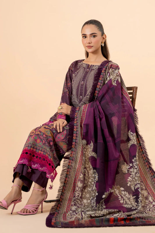 Mausammery 3PC Digital Printed Khaddar Suit-ST-MK21