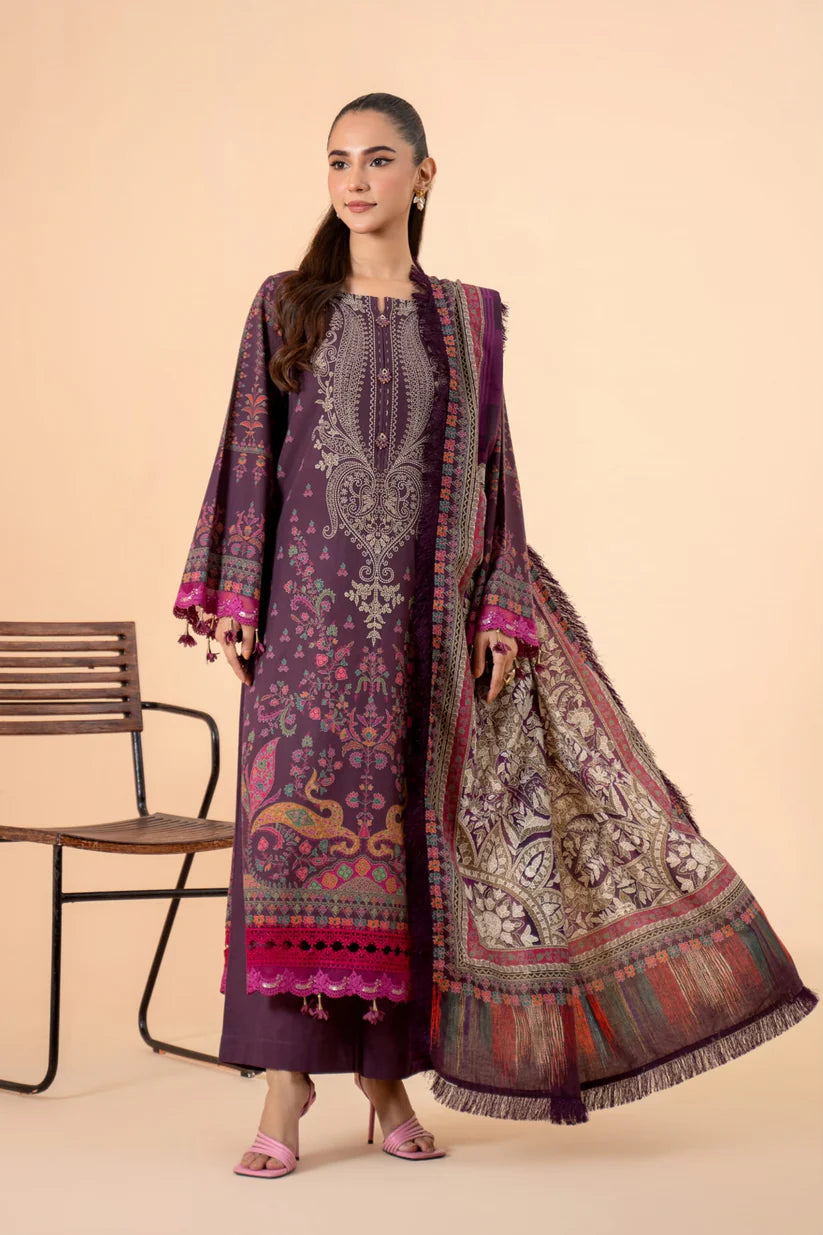 Mausammery 3PC Digital Printed Khaddar Suit-ST-MK21