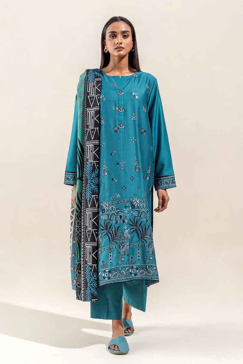 Beechtree 2PC Embroidered Cotton Suit | BEC-32010