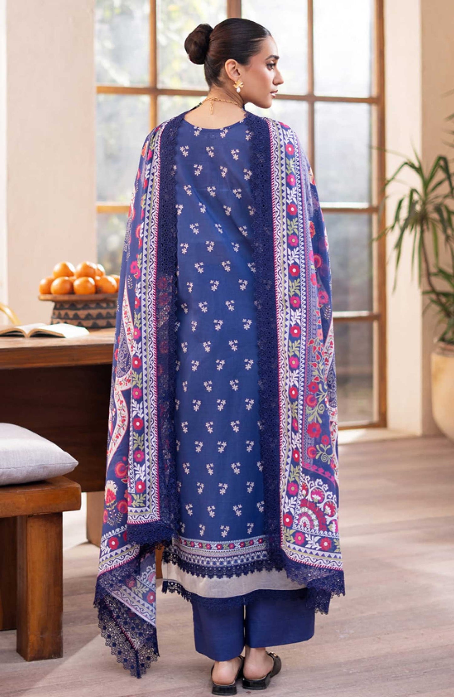 3PC Printed Lawn Suit For Women