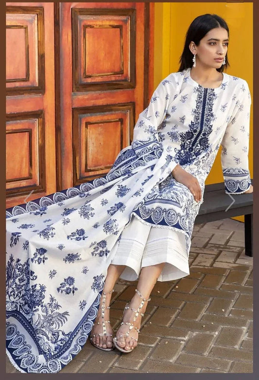 Khaadi 3PC Printed Lawn Suit-ST-KPL-7633