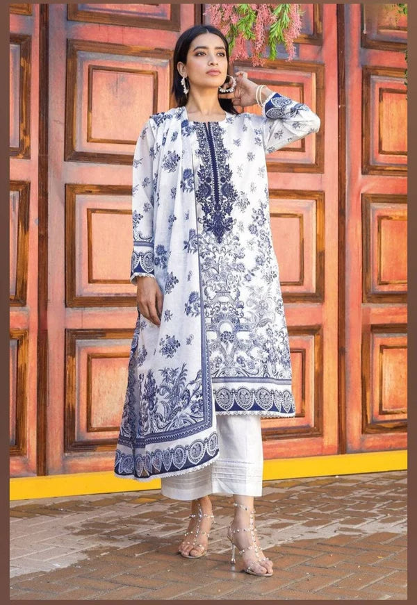 Khaadi 3PC Printed Lawn Suit-ST-KPL-7633