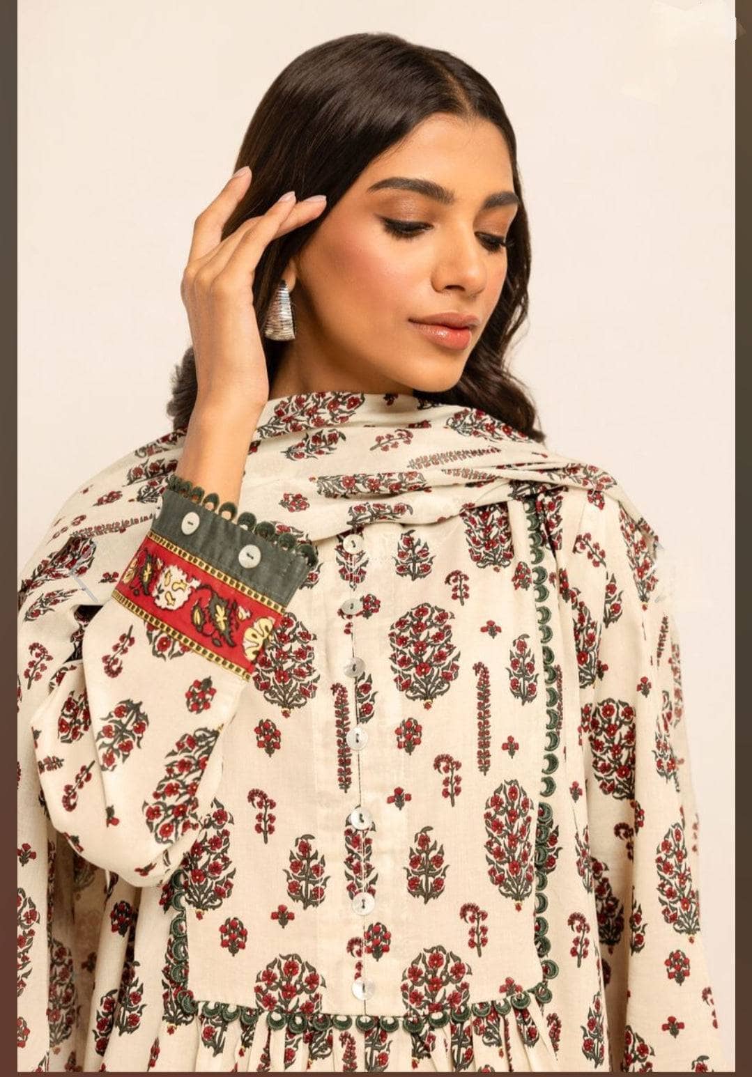 Khaadi 3PC Printed Lawn Suit-ST-KPL-7626