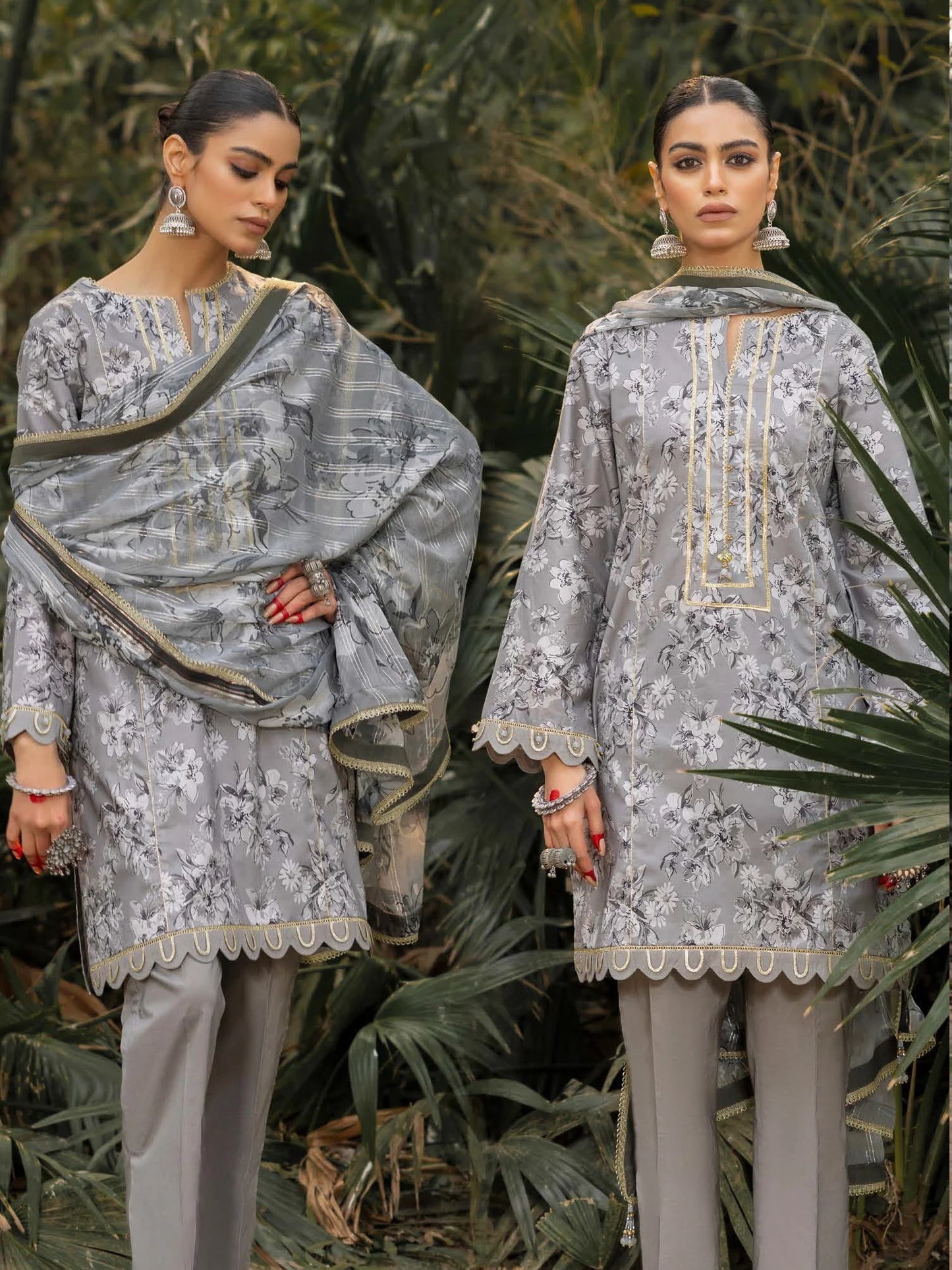 Gul Ahmad 3PC Lawn Suit | ST-1001989