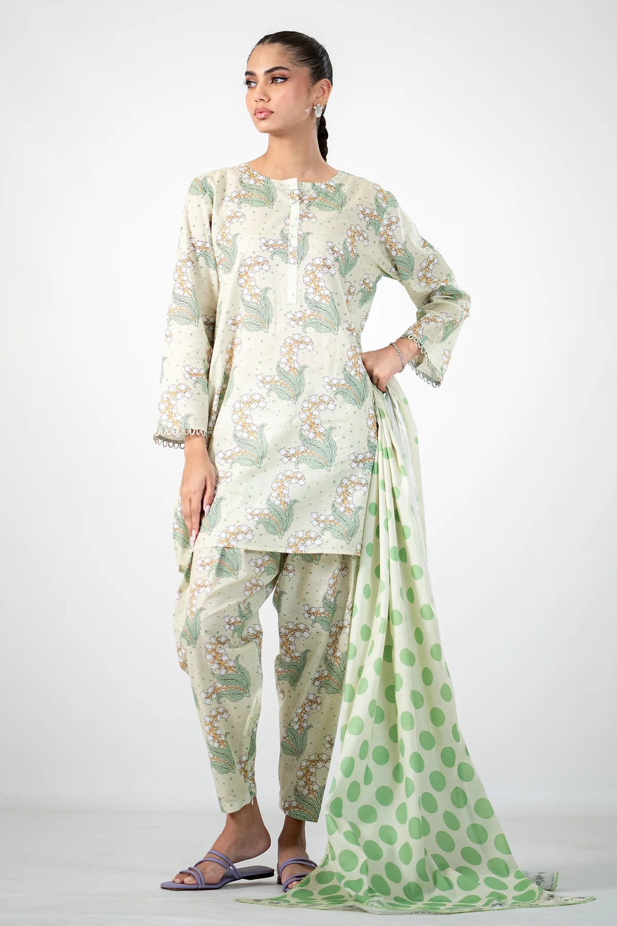 EGO 3PC Printed Lawn Suit-ST-EPL006