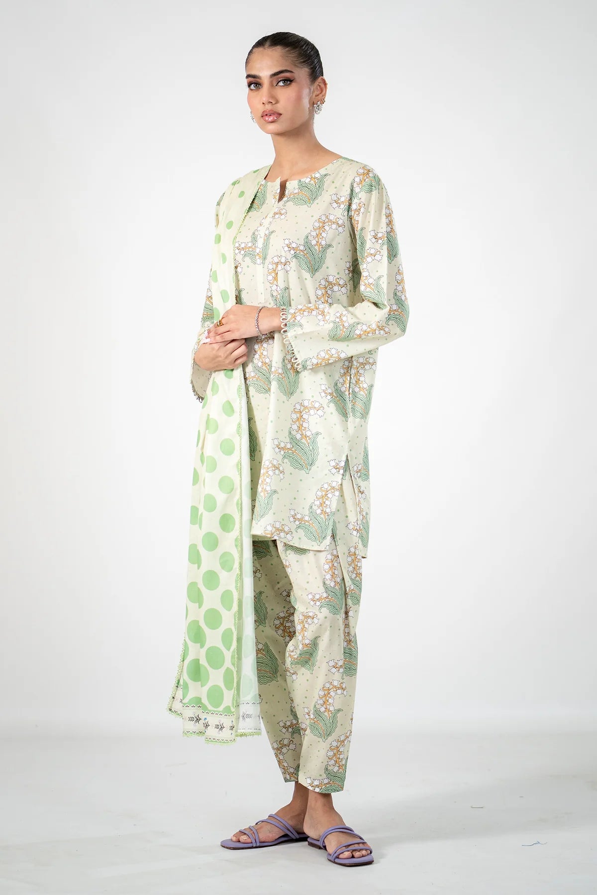 EGO 3PC Printed Lawn Suit-ST-EPL006