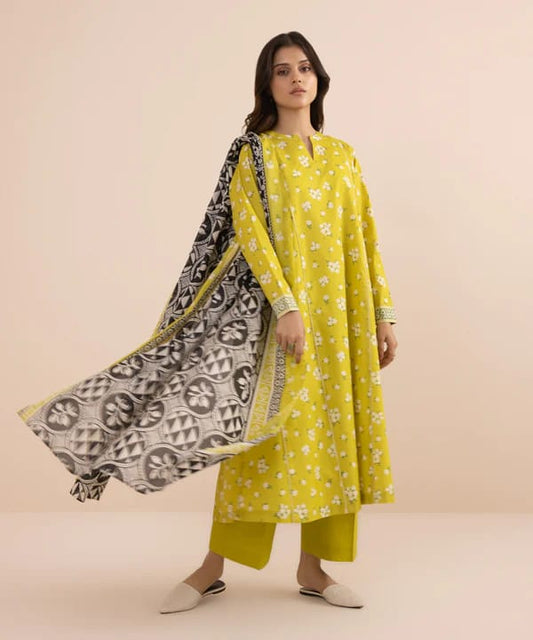 Sapphire 3PC Printed Lawn Suit-ST-SPL-3225