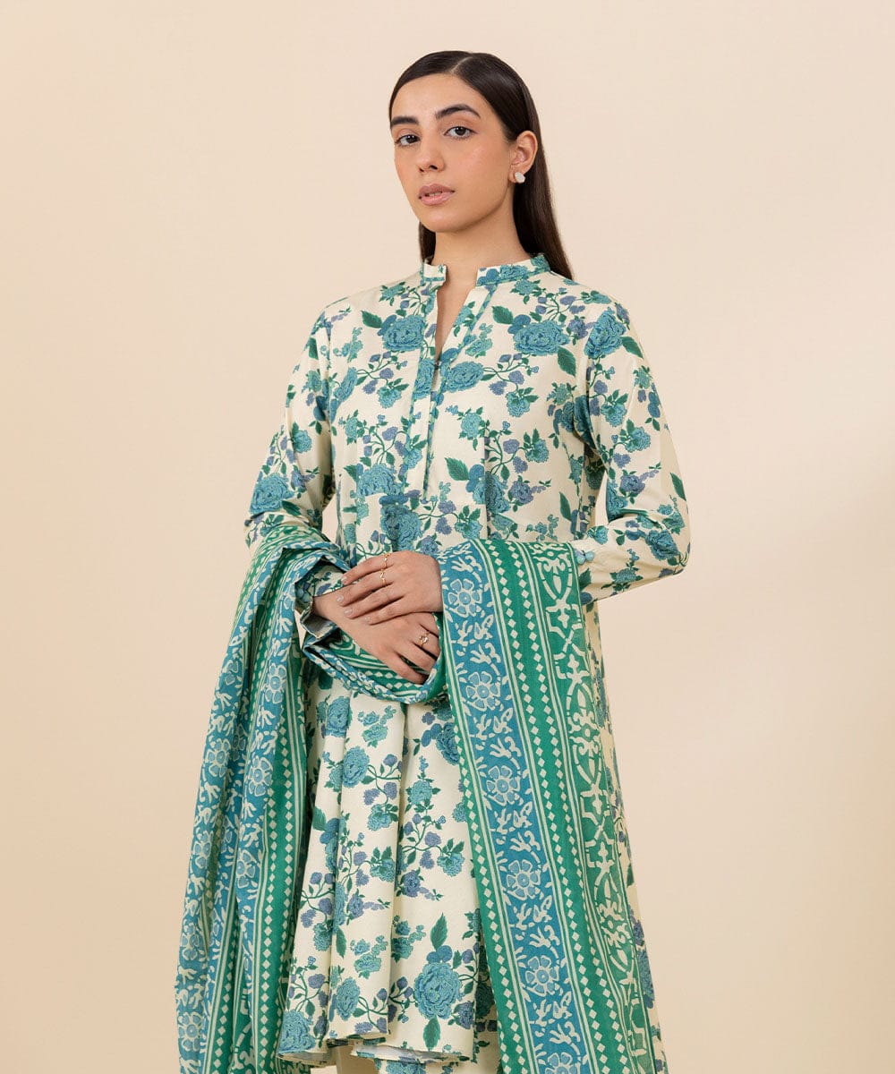 Sapphire 3PC Printed Lawn Suit-ST-SPL-3229