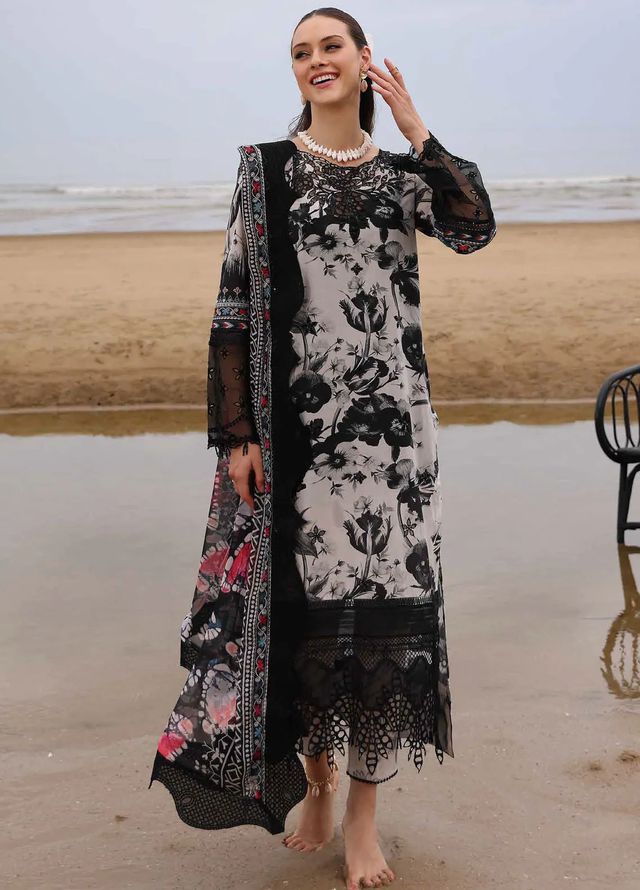 Maria.b 3PC Printed Lawn Suit | MPLS-012