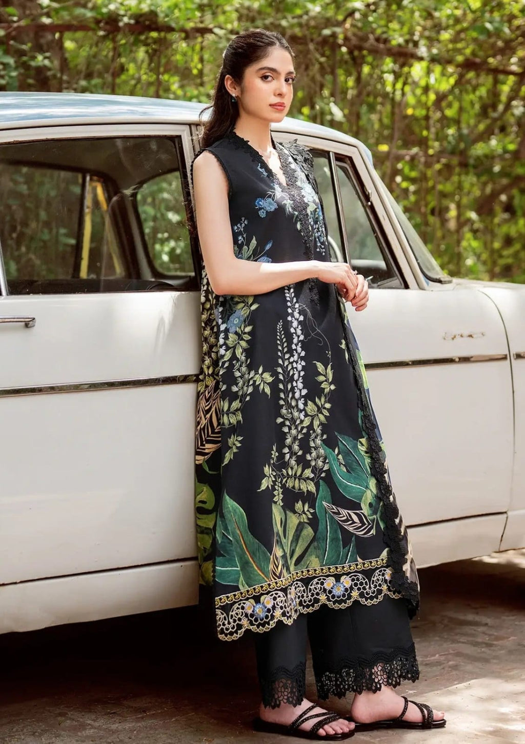 Crimson 3PC Printed Lawn Suits | CPLS-0063