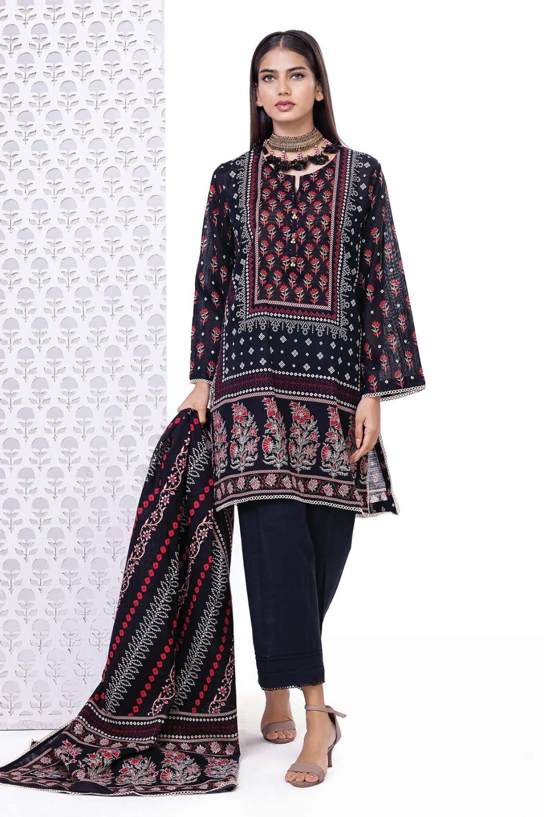Khaadi 3PC Printed Lawn Suits | KPLS-0070