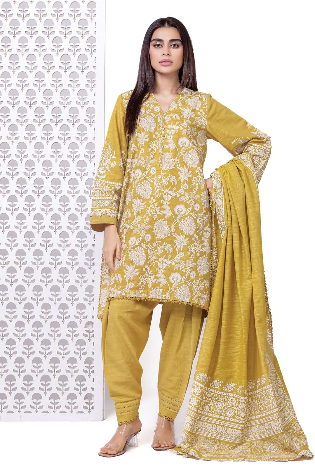 Khaadi 3PC Printed Lawn Suits | KPLS-0068
