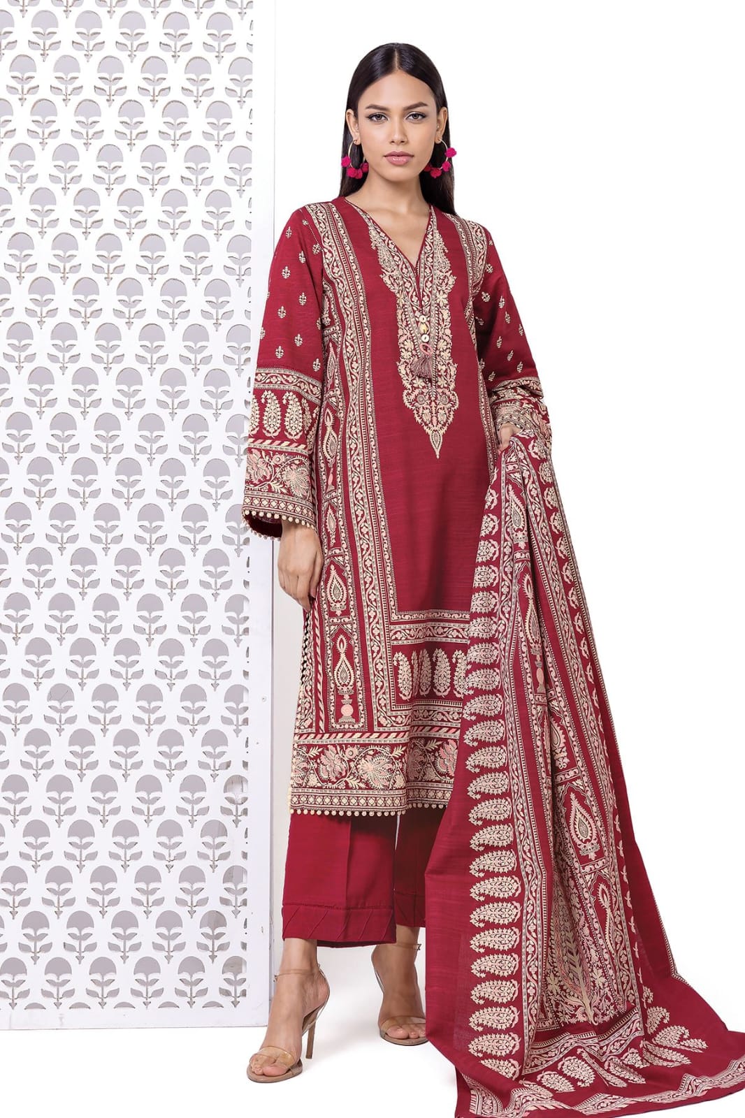 Khaadi 3PC Printed Lawn Suits | KPLS-0071