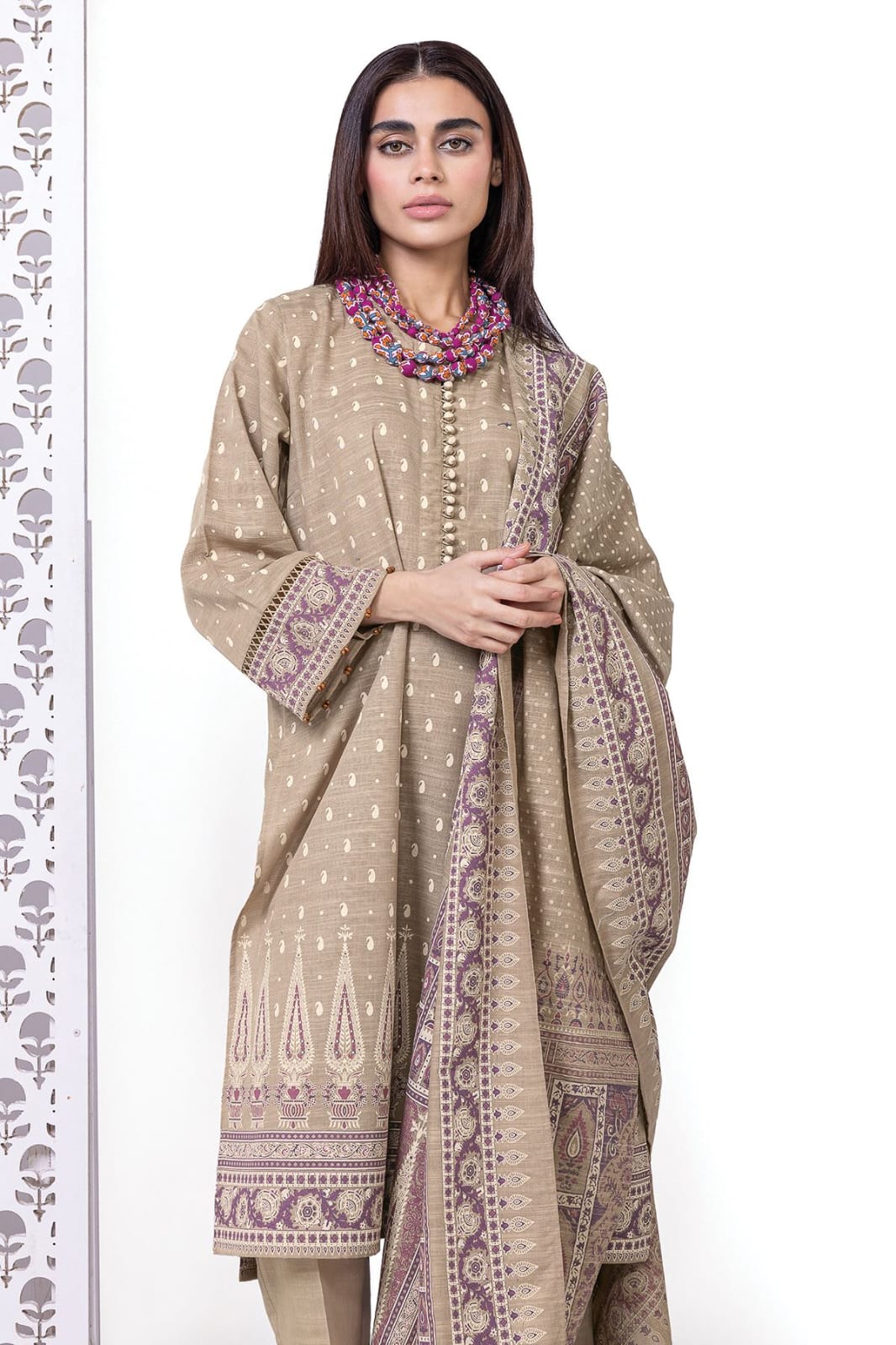Khaadi 3PC Printed Lawn Suits | KPLS-0065