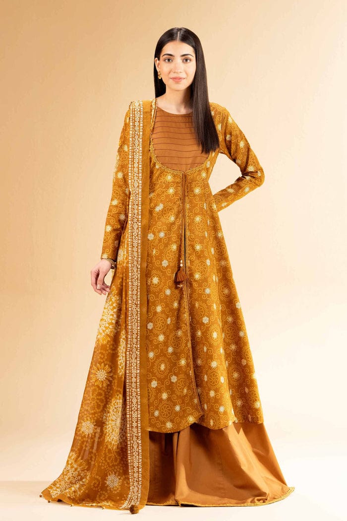 Nishat 3PC Printed Lawn Suit - 3204