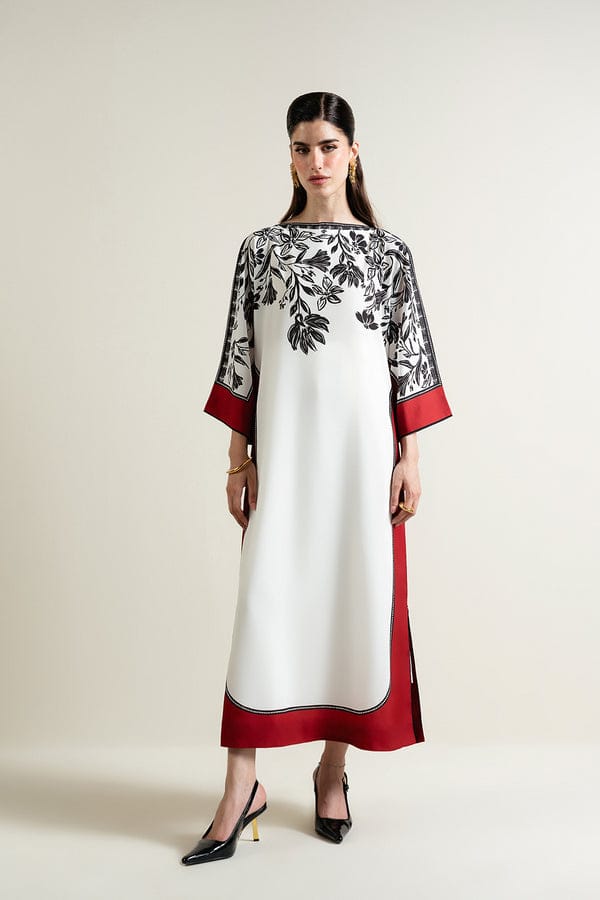 Lulusar 3PC Printed Silk Suit | LPSS-23712