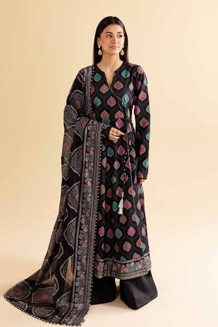 Nishat 3PC Printed Lawn Suit - 3201