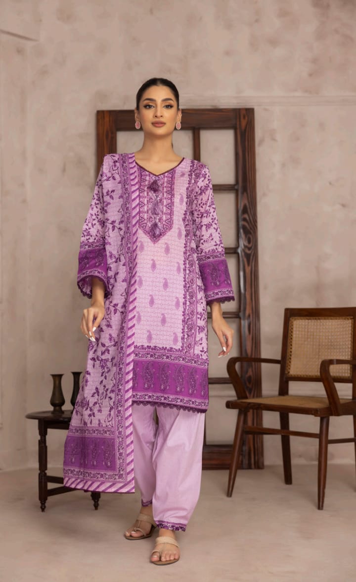 Salina 3PC Printed Lawn Suit-ST-SPL-0998