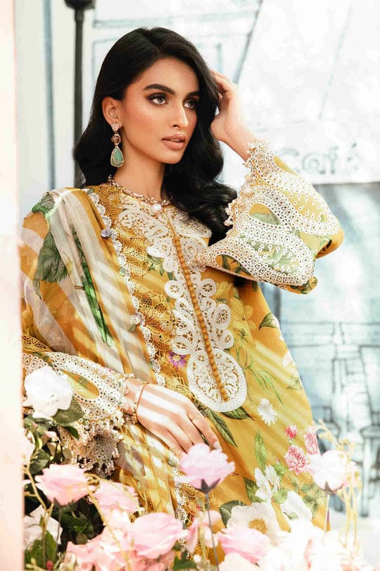 Maria b 3PC Printed & Embroidered Patches | MPEP-002