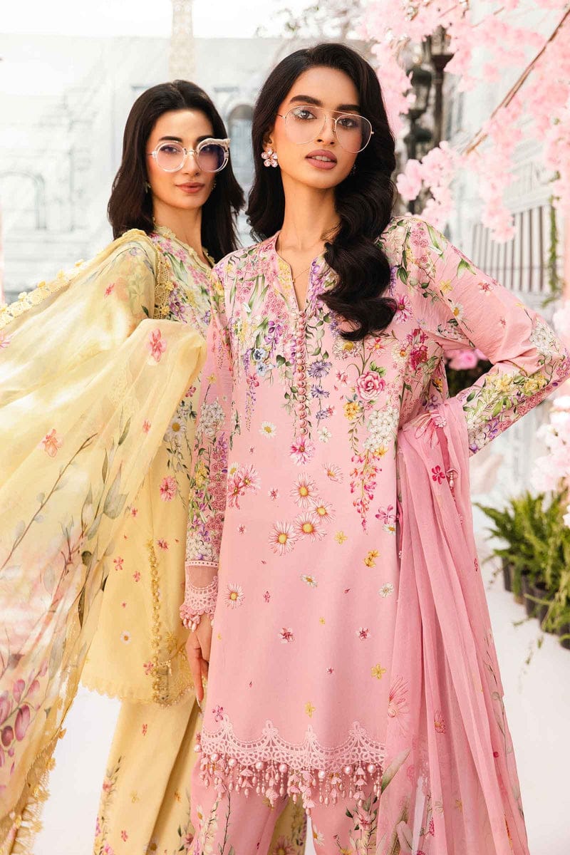 Maria.b 3PC Printed Lawn Suit | MPLS-010