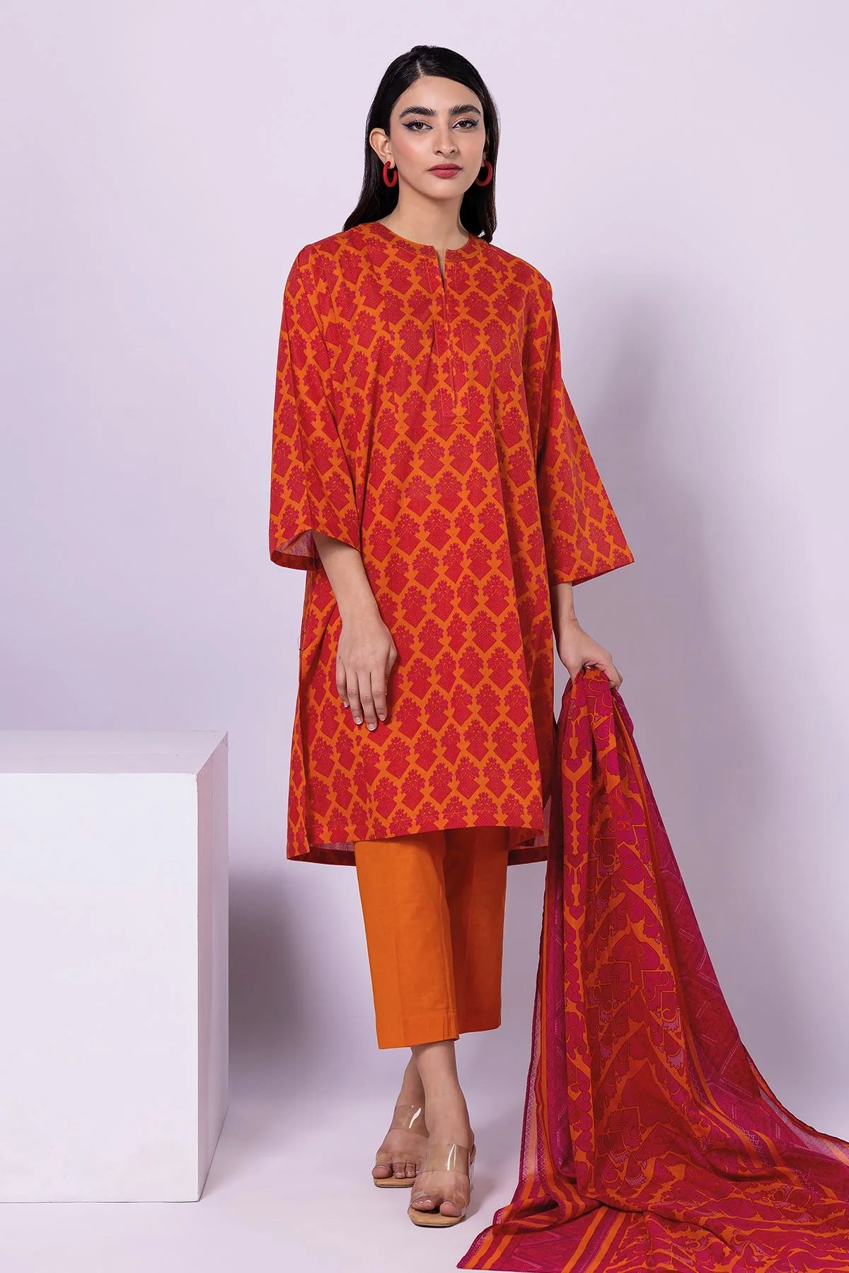 Khaadi 3PC Printed Lawn Suit-ST-KPL-7624