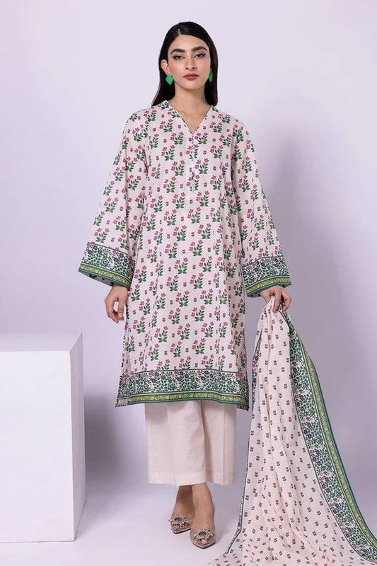 Khaadi 3PC Printed Lawn Suit-ST-KPL-7621