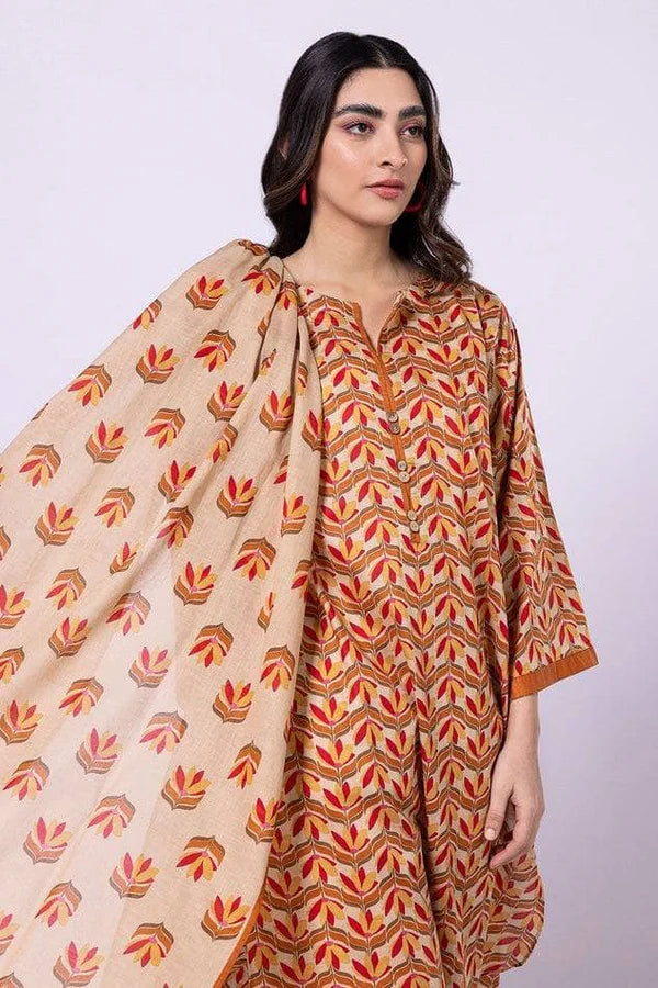 Khaadi 3PC Printed Lawn Suit-ST-KPL-7623