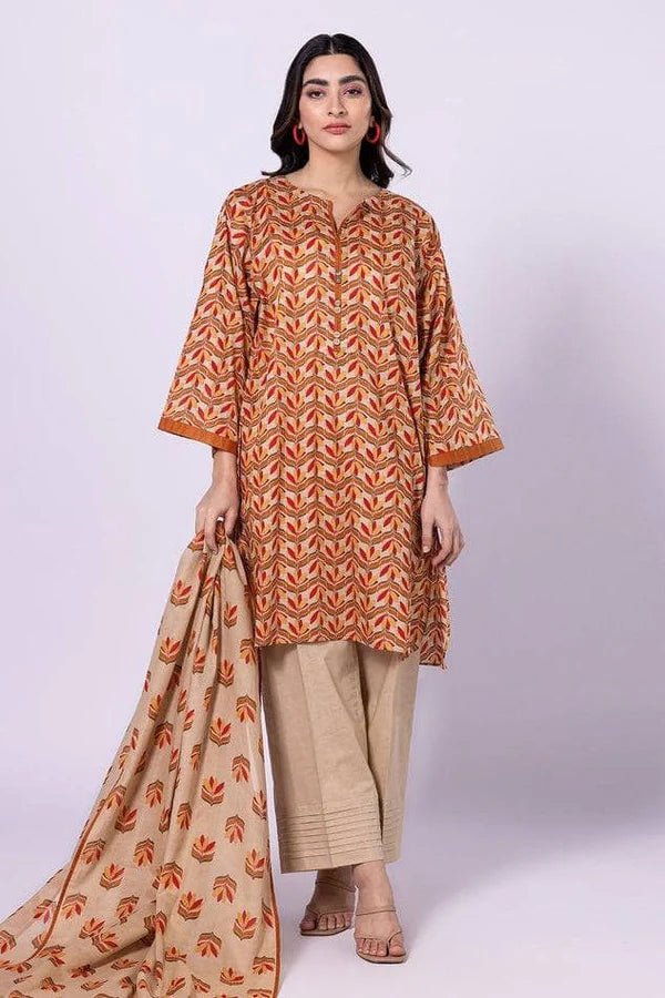 Khaadi 3PC Printed Lawn Suit-ST-KPL-7623