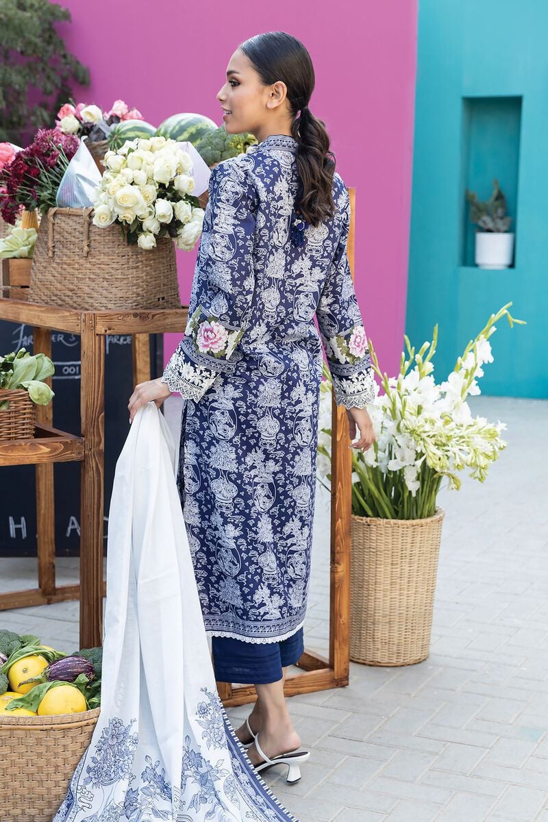 Khaadi 3PC Printed Lawn Suit-ST-KPL-7628