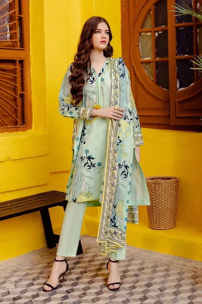 Gul Ahmad 3PC Lawn Suit | ST-1001988